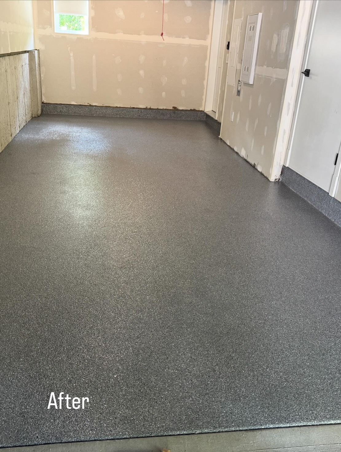 Basement after